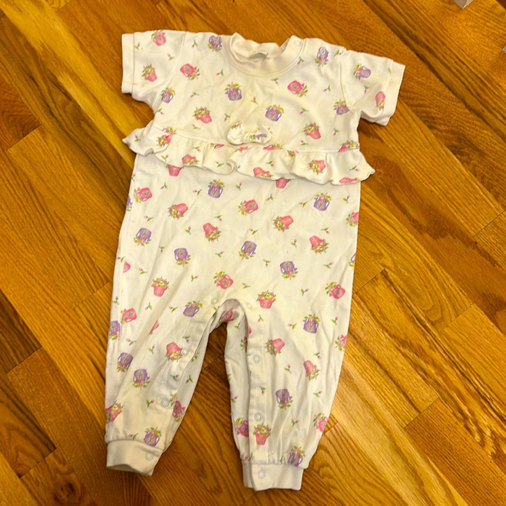 Vintage girls romper 18m